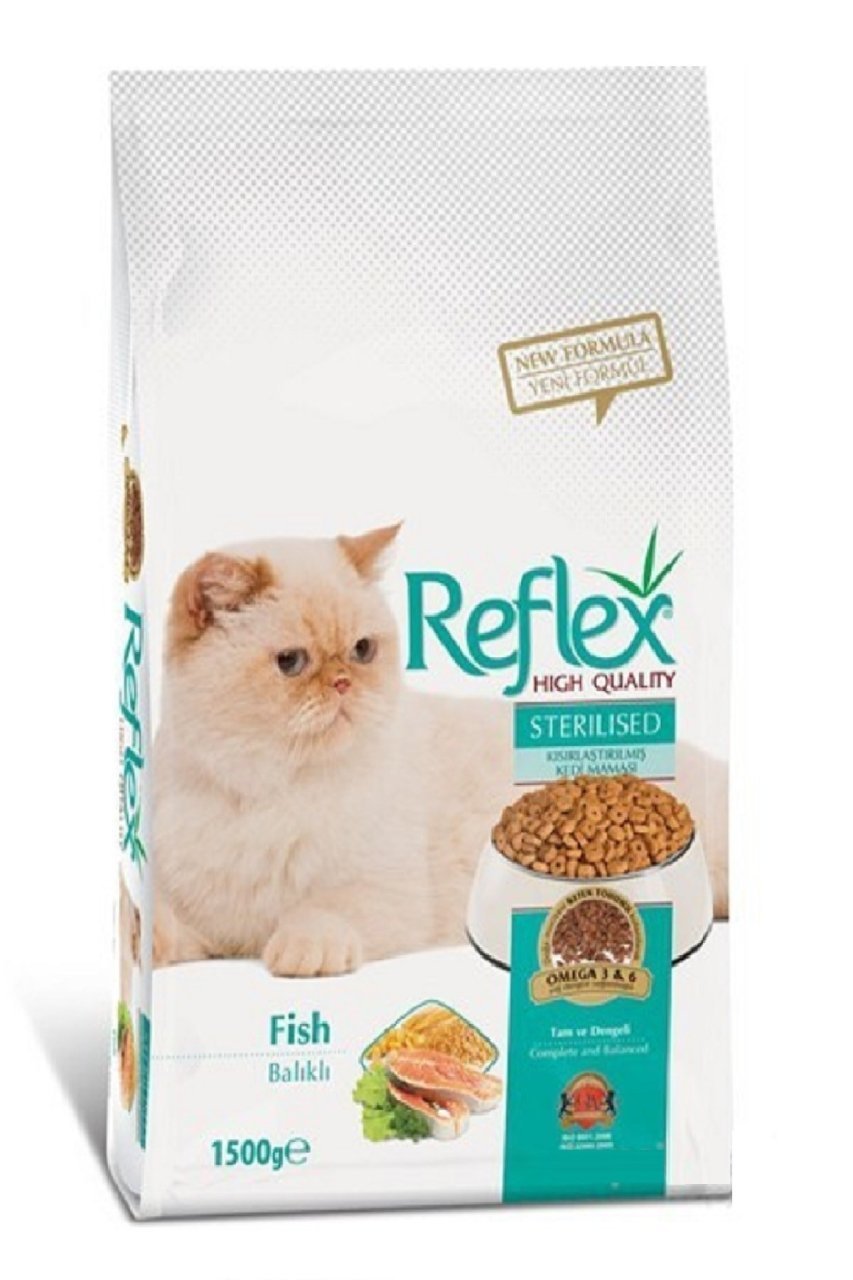 Reflex  Sterilised Kısırlaştırılmış Balıklı Yetişkin Kedi Maması - 1.5 kg