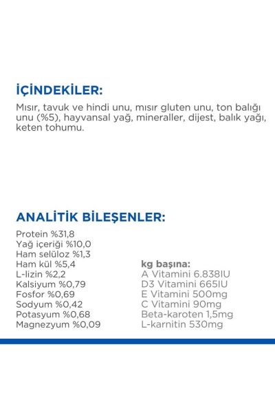 Hills Young Sterilised Ton Balıklı Kısırlaştırılmış Kedi Maması 1,5 Kg