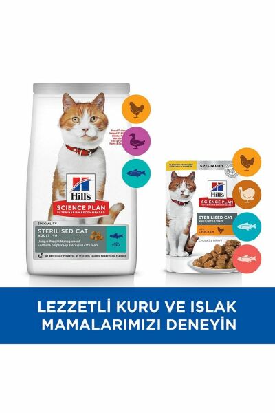 Hills Young Sterilised Ton Balıklı Kısırlaştırılmış Kedi Maması 1,5 Kg