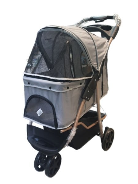 Tommy Evcil Hayvan Arabası 87x50x107cm Gri Max 20 Kg