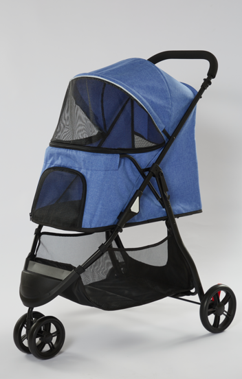 Tommy Evcil Hayvan Arabası Lacivert 74.5*52.2*98cm Max 15kg