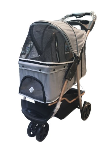 Tommy Evcil Hayvan Arabası 87x50x107cm Gri Max 20 Kg