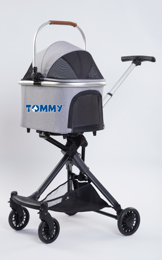 Tommy Evcil Hayvan Arabası Gri 83*48.5*110cm Max 10kg