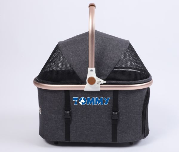 Tommy Evcil Hayvan Arabası Gold Füme 83*48.5* 110cm Max 10kg