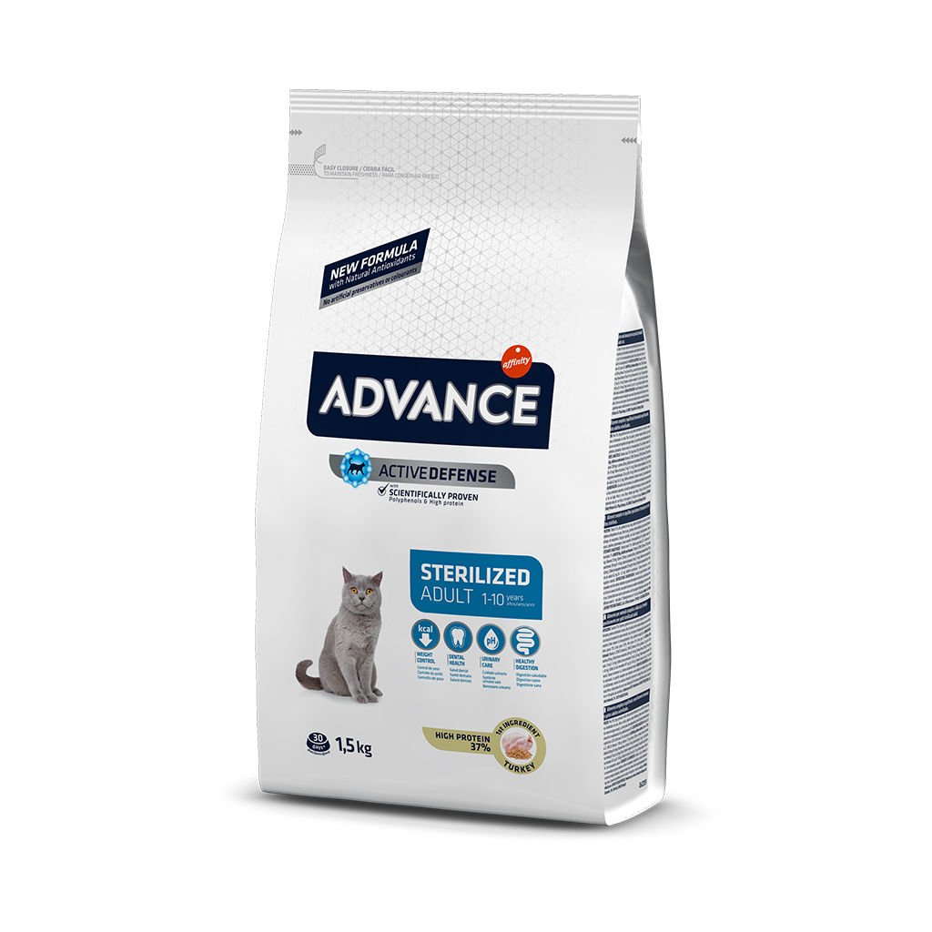 Advance Sterilised Hindili Yetişkin Kısırlaştırılmış Kedi Maması 1.5 Kg