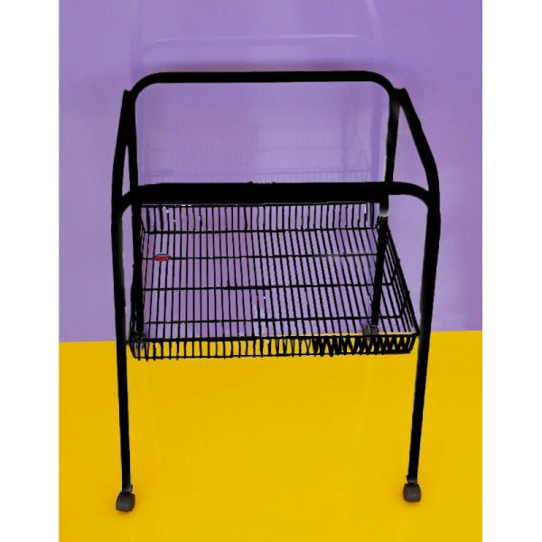 Dayang Kafes Ayaklığı Siyah 57x43x70 Cm