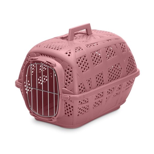 Imac Carry Sport Metal Kapılı Evcil Hayvan Taşıma Çantası Pembe 48,5x34x32cm