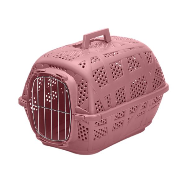 Imac Carry Sport Metal Kapılı Evcil Hayvan Taşıma Çantası Pembe 48,5x34x32cm