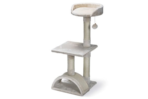 Beeztees Tırmalama Direği Krem Rengi 35x35x82