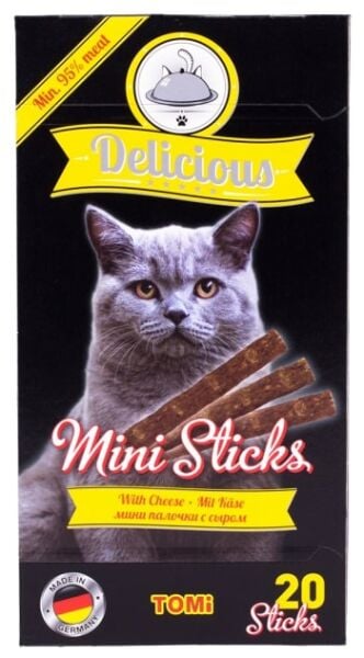 Tomi Kedi Mini Stick Peynirli 20x2gr 40gr