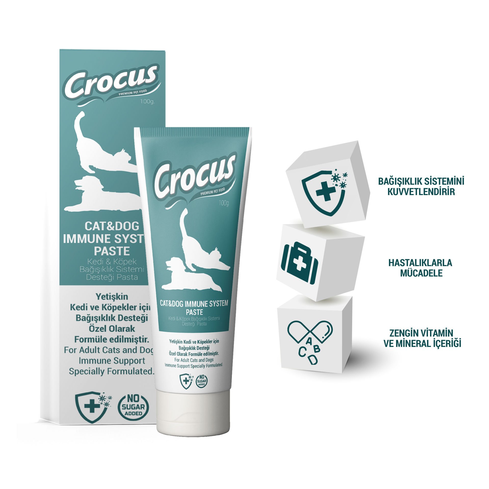 Crocus Kedi Immune System Macun 100 Gram