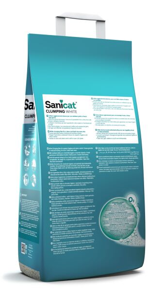 Sanicat Clumping White Kokusuz Kedi Kumu 8 L
