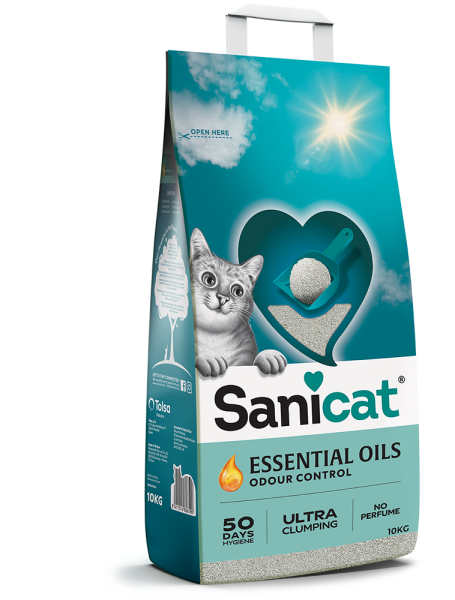 Sanicat Essential Oils Kokusuz Kedi Kumu 10 Kg