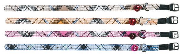 Karlıe Kedi Boyun Tasma Ekoseli 30cm*10mm