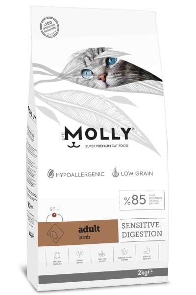 Molly Kuzulu Yetişkin Kedi Maması 2kg + Ödül Maması Hediyeli