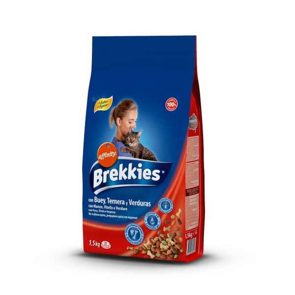 Brekkıes Excel Cat Mıx Beef 1.5 Kg