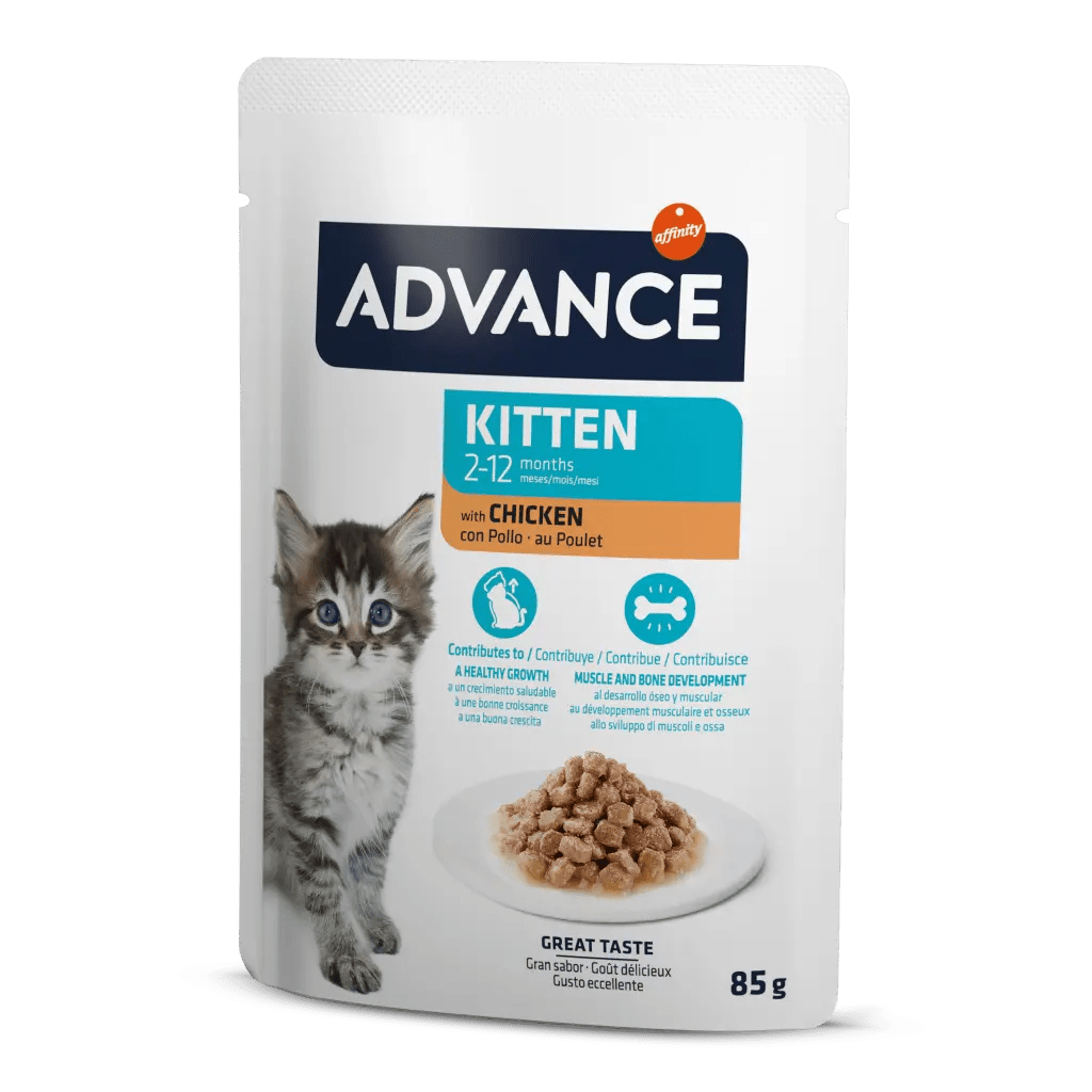 Advance Cat Kıtten Chıcken Wet Pouch 85gr