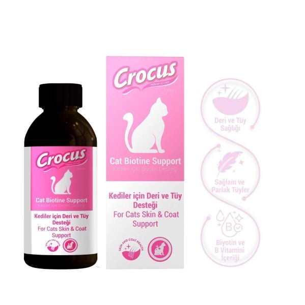 Crocus Kedi Tüy Sağlığı Damlası 100 ml