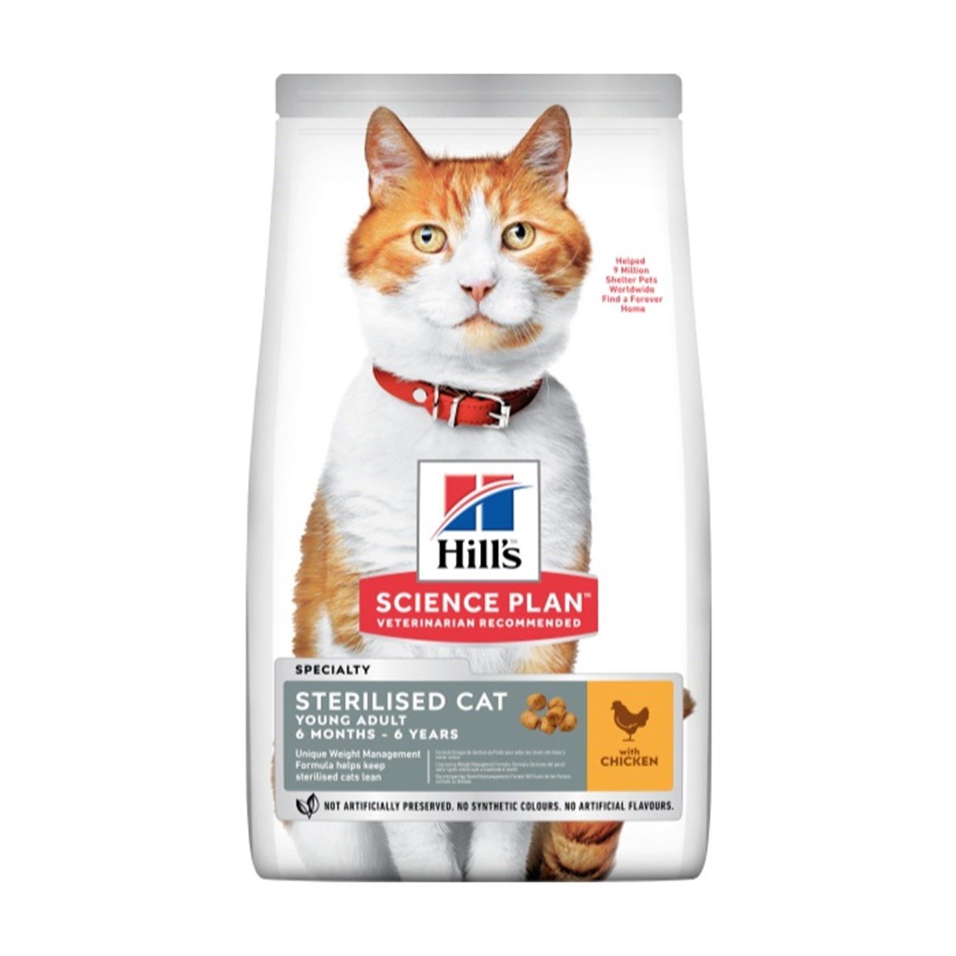 Hills Tavuklu Kısırlaştırılmış Yetişkin Kedi Maması 15 Kg