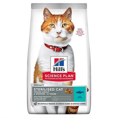Hills Young Sterilised Ton Balıklı Kısırlaştırılmış Kedi Maması 13 Kg (+2 Kg Hediyeli)