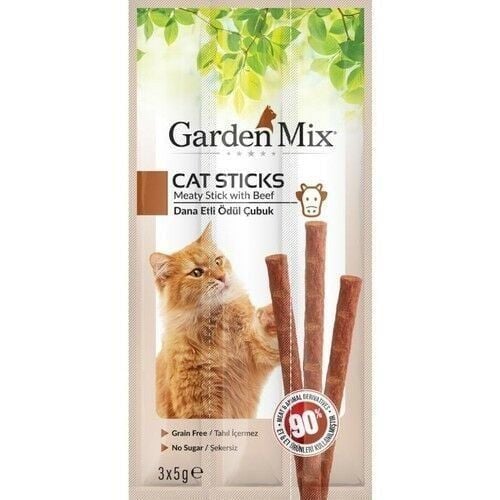 Garden Mix Kuzu Etli Kedi Stick Ödül 3*5g