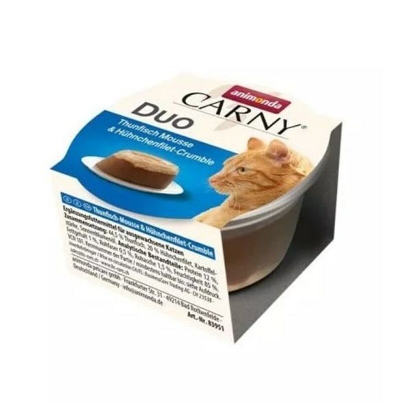 Carny Duo Ton Balığı Mousse ve Tavuklu Kedi Konservesi 70 Gr