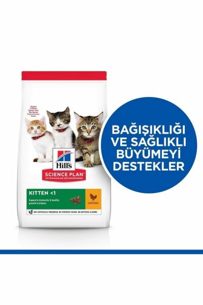 Hills Kitten Tavuklu Yavru Kedi Maması 1,5 Kg Yeni Barkot 052742059631