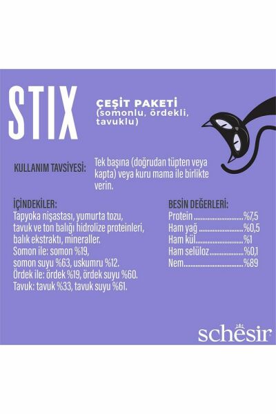 Stick Karışık Lezzetli Krema Ödülü 6 x 15 gr